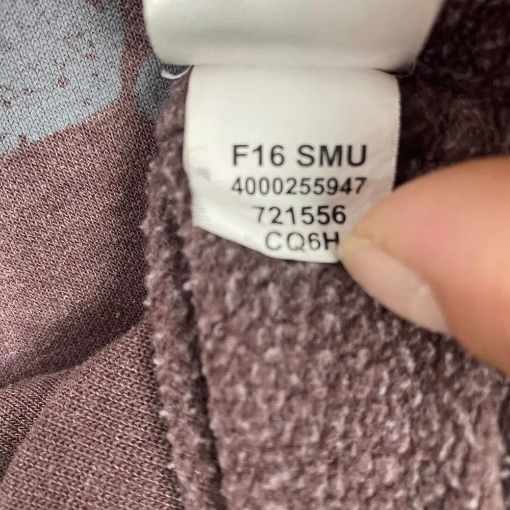 The North Face Sweatshirt Hoodie Men's Size S Graphic Logo‎ Pocket Brown Gray